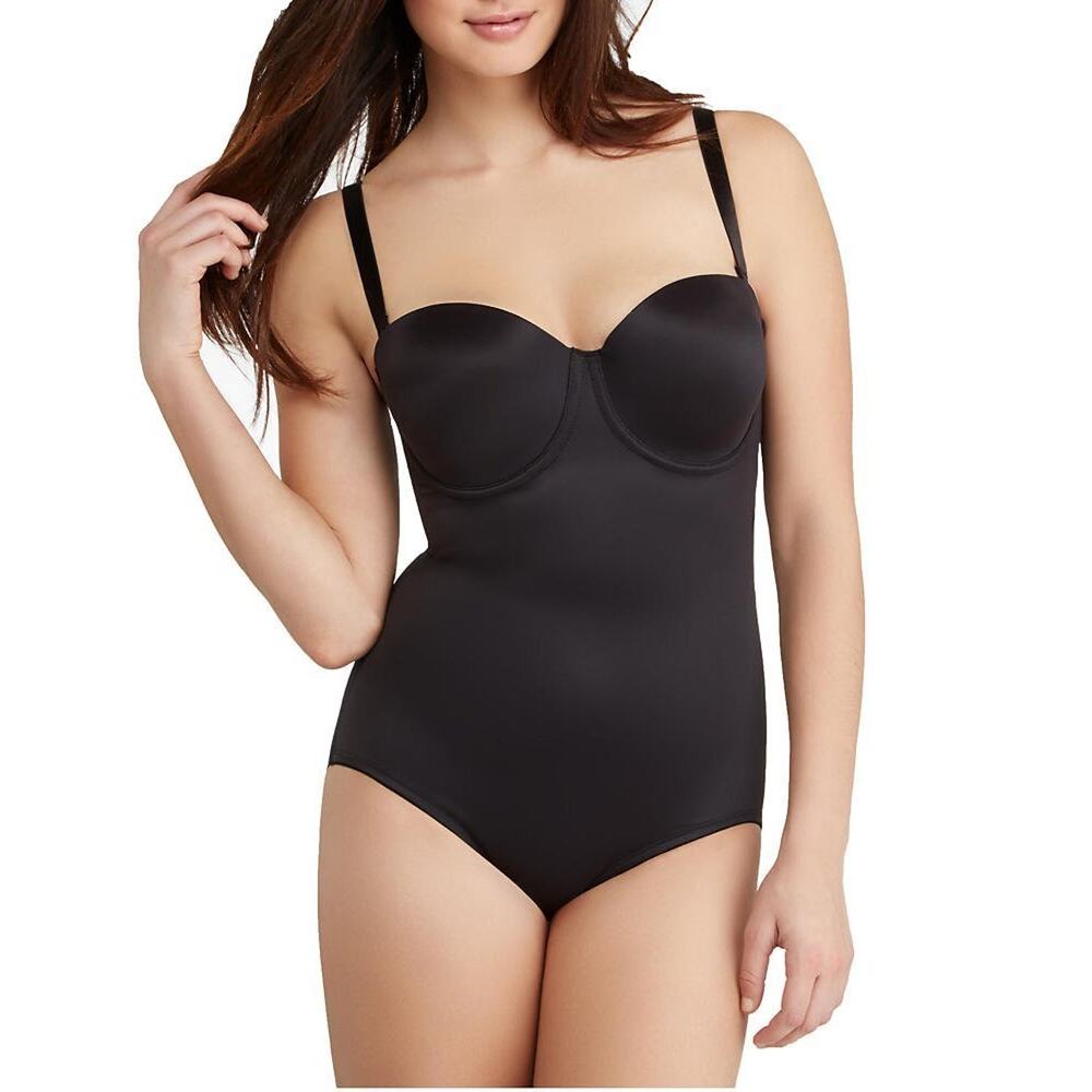 TC Fine Intimates Strapless Bodybriefer 4030 Body Shaper Black Size 32D